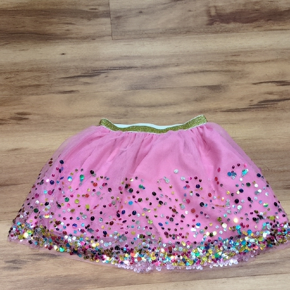 Pink Sequence Skirt